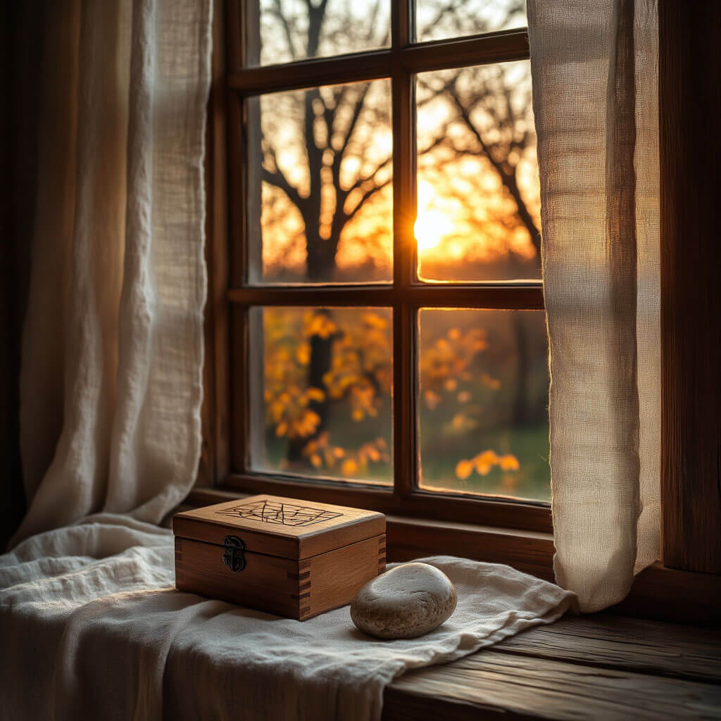 Ein Fenster, das Zeit sieht